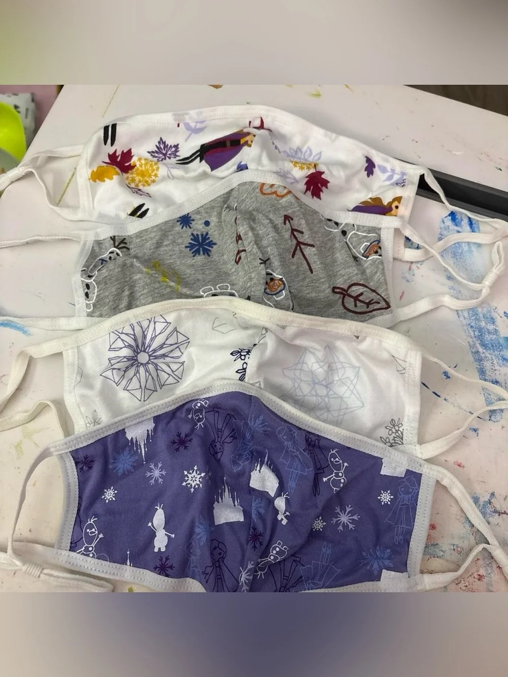 Disney Frozen 4-Pack Face Masks